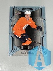 Philip Broberg 2020-21 Upper Deck Allure Rookie RC SP #138 Edmonton Oilers